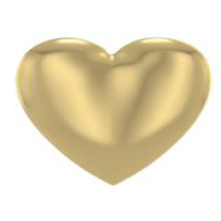 18K Gold heart