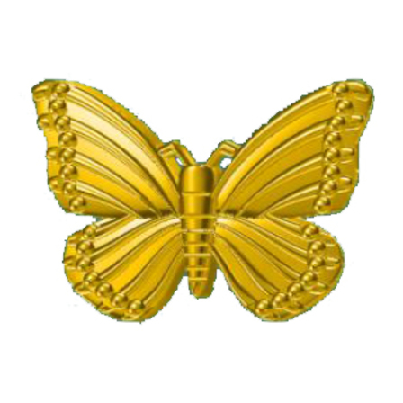 18K Gold Butterfly