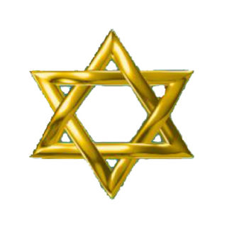 18K Gold Star of David